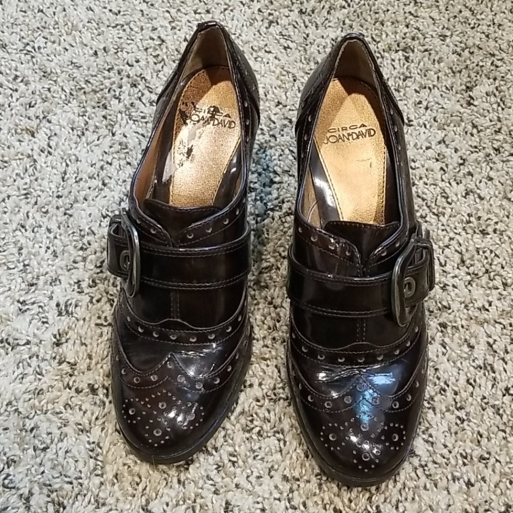 Brown Patent Leather boots